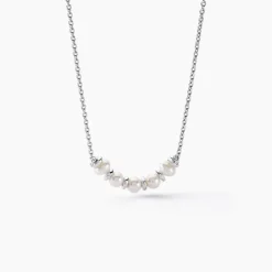 Collier Perlissima Argent Blanc Perle De Culture