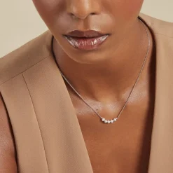 Collier Perlissima Argent Blanc Perle De Culture