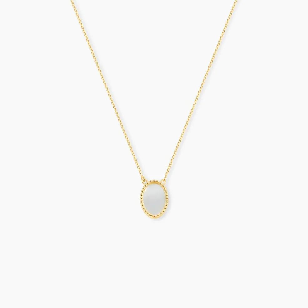 Collier Pernia Or Jaune Nacre