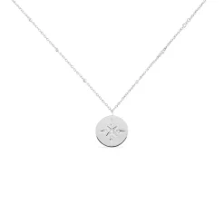 Collier Perona Argent Blanc Oxyde De Zirconium
