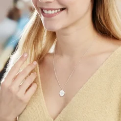 Collier Perona Argent Blanc Oxyde De Zirconium