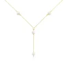 Collier Persis Or Jaune Perle De Culture