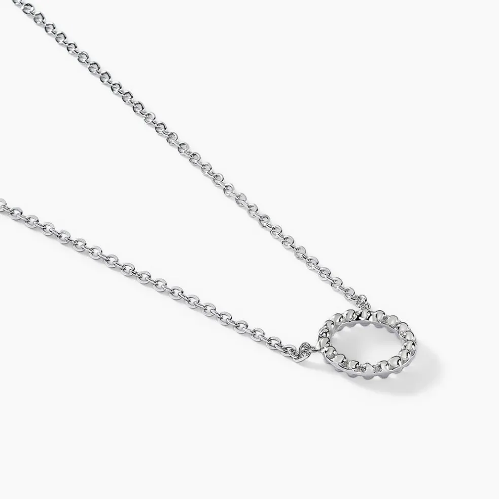 Collier Peytone Argent Blanc