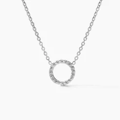 Collier Peytone Argent Blanc