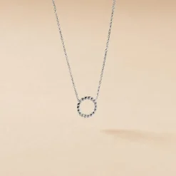 Collier Peytone Argent Blanc