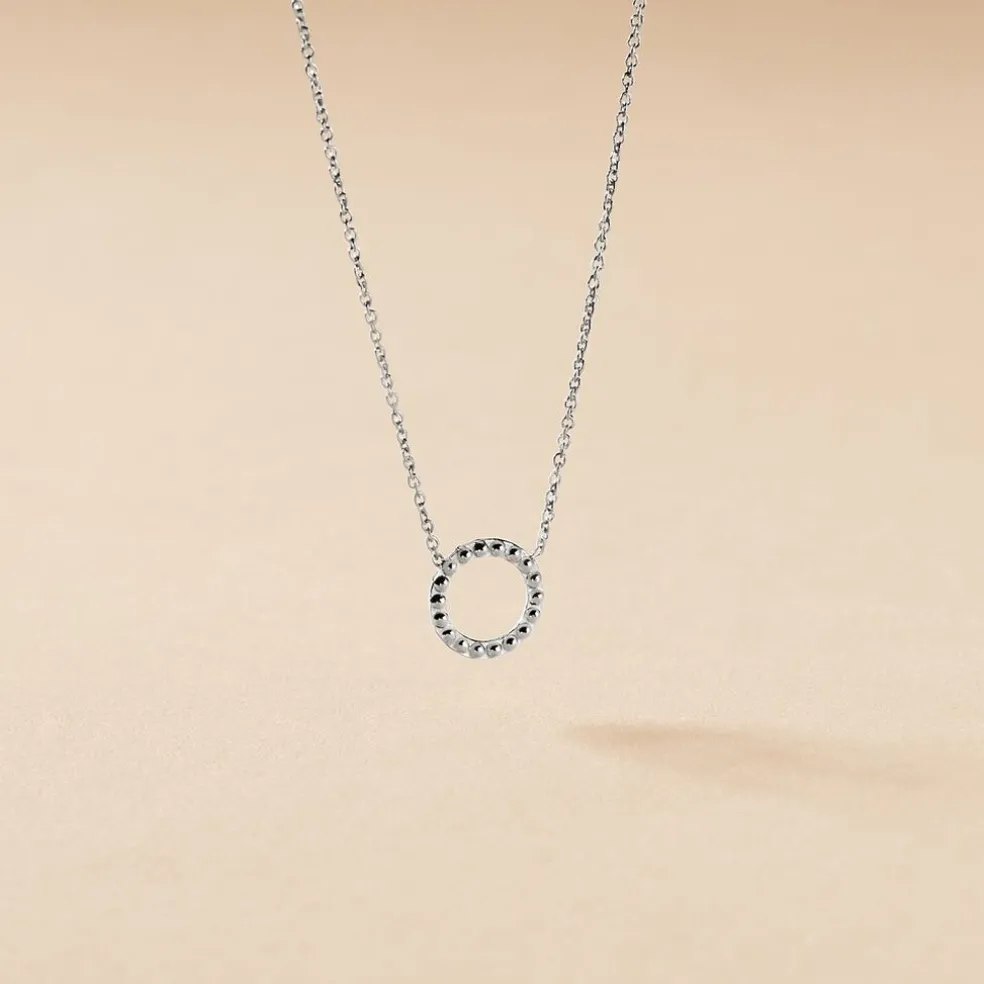 Collier Peytone Argent Blanc