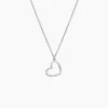 Collier Phila Argent Blanc Oxyde De Zirconium