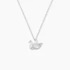 Collier Pila Argent Blanc