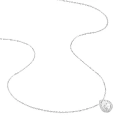 Collier Pilar Argent Blanc Oxyde De Zirconium