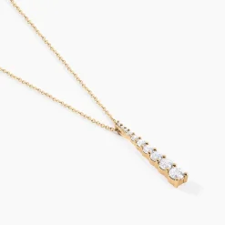 Collier Plaqué Or Beisiris Oxydes De Zirconium