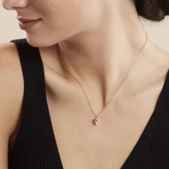 Collier Plaqué Or Carpantus Oxyde De Zirconium