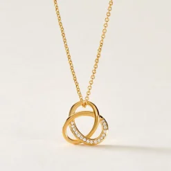 Collier Plaqué Or Henia Oxydes De Zirconium