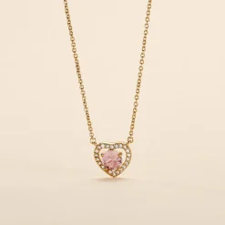 Collier Plaqué Or Jaune Alais Oxyde De Zirconium