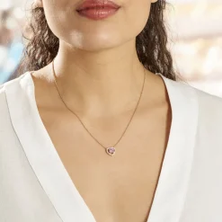 Collier Plaqué Or Jaune Alais Oxyde De Zirconium