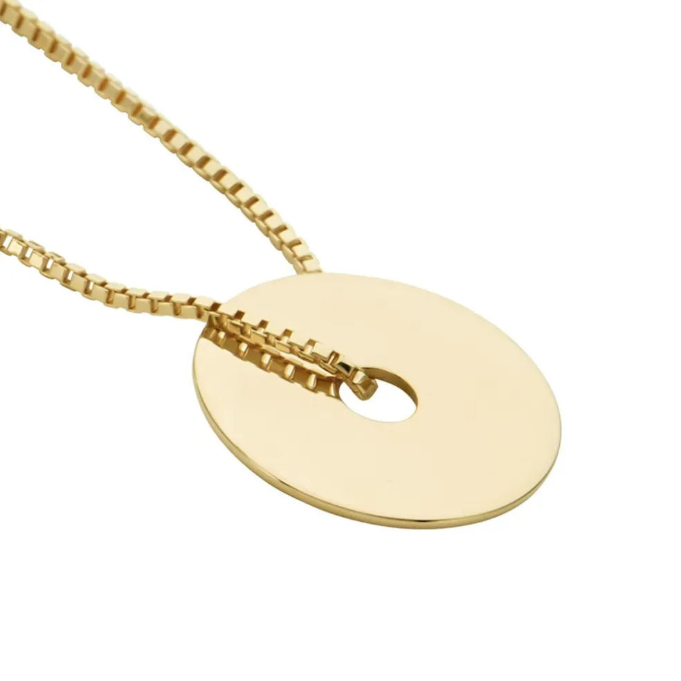 Collier Plaqué Or Jaune Cailean