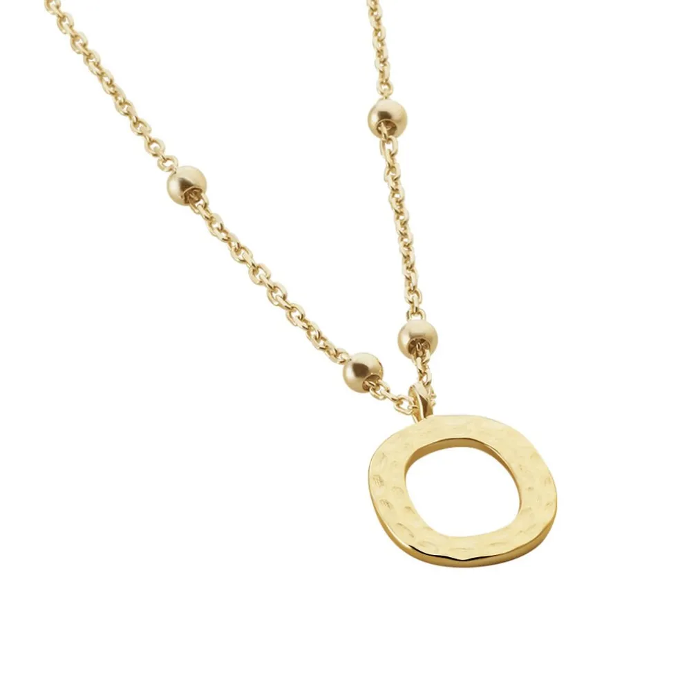 Collier Plaqué Or Jaune Lettra