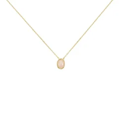 Collier Plaqué Or Jaune Phileas Quartz