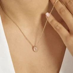 Collier Plaqué Or Jaune Phileas Quartz