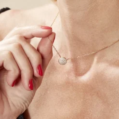 Collier Plaqué Or Larraso Oxydes De Zirconium