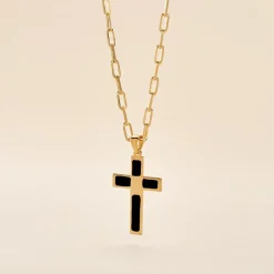 Collier Plaqué Or Quadratu