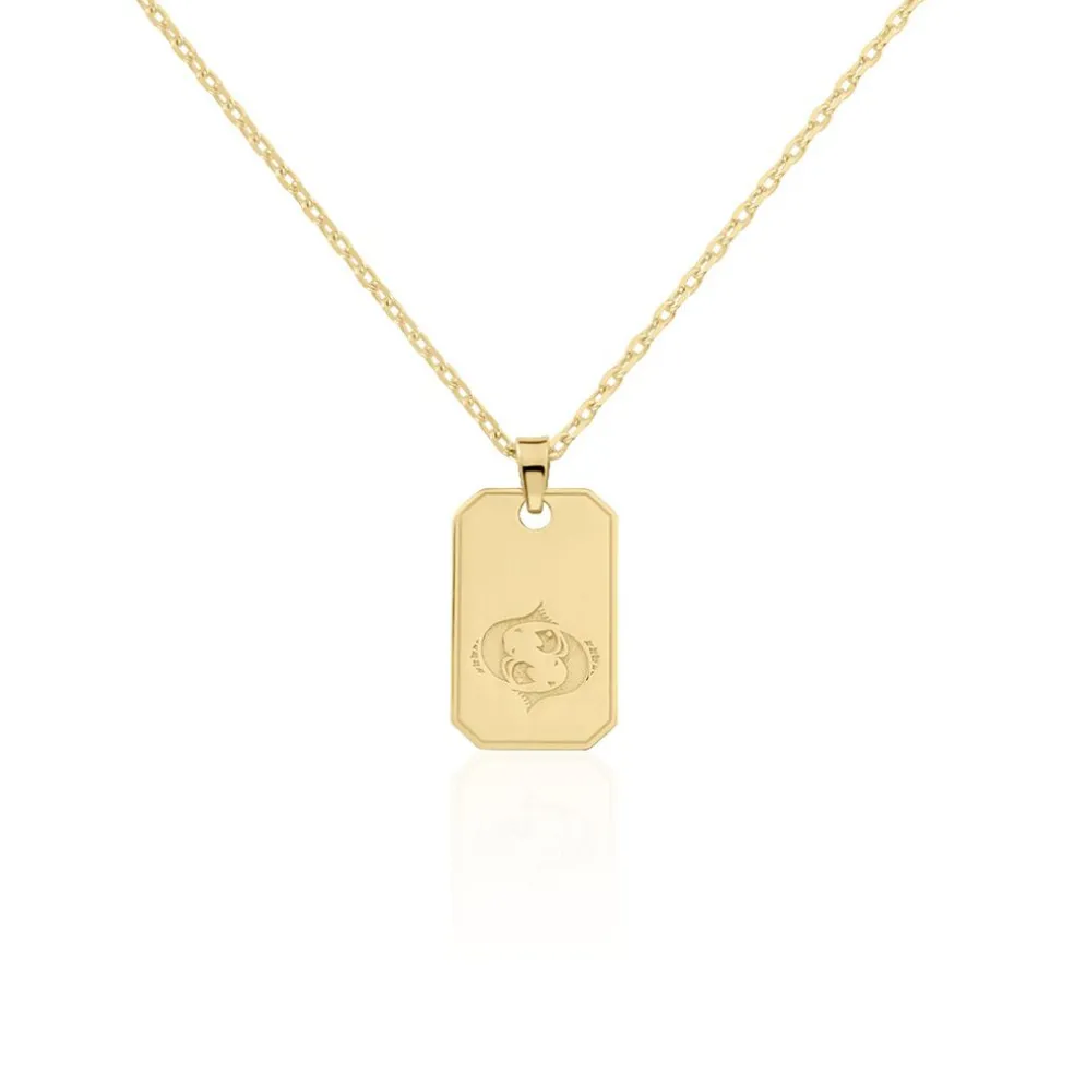 Collier Plaqué Or Quintien