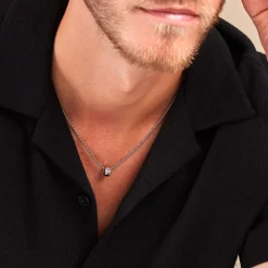 Collier Positano Acier Blanc