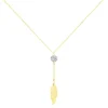 Collier Powoo Or Jaune Strass