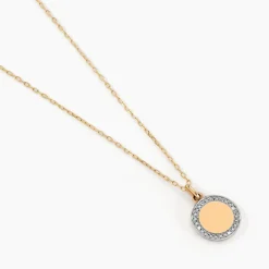 Collier Promesse Pour L'eternite Or Jaune Diamant