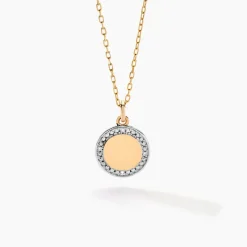 Collier Promesse Pour L'eternite Or Jaune Diamant