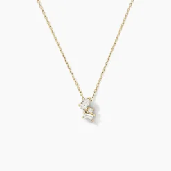 Collier Ptolema Or Jaune Diamant Synthétique