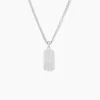 Collier Pulse Argent Blanc