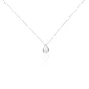 Collier Purete Or Blanc Diamant