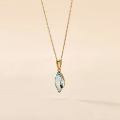 Collier Raquel Or Jaune Topaze