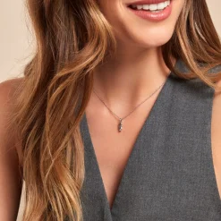 Collier Raven Argent Blanc