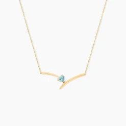 Collier Renaldine Or Jaune Topaze