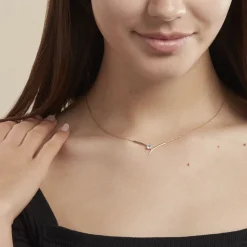 Collier Renaldine Or Jaune Topaze