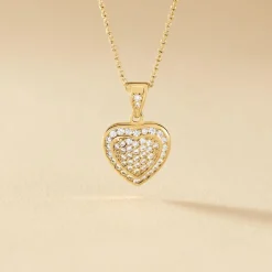 Collier Rhadijaae Plaqué Or Jaune Oxyde De Zirconium