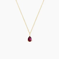 Collier Rhodolite Fever Or Jaune Rhodolite