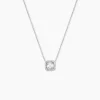 Collier Rio Argent Blanc Oxyde De Zirconium