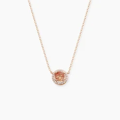 Collier Rio Copacabana Argent Rose Oxyde De Zirconium