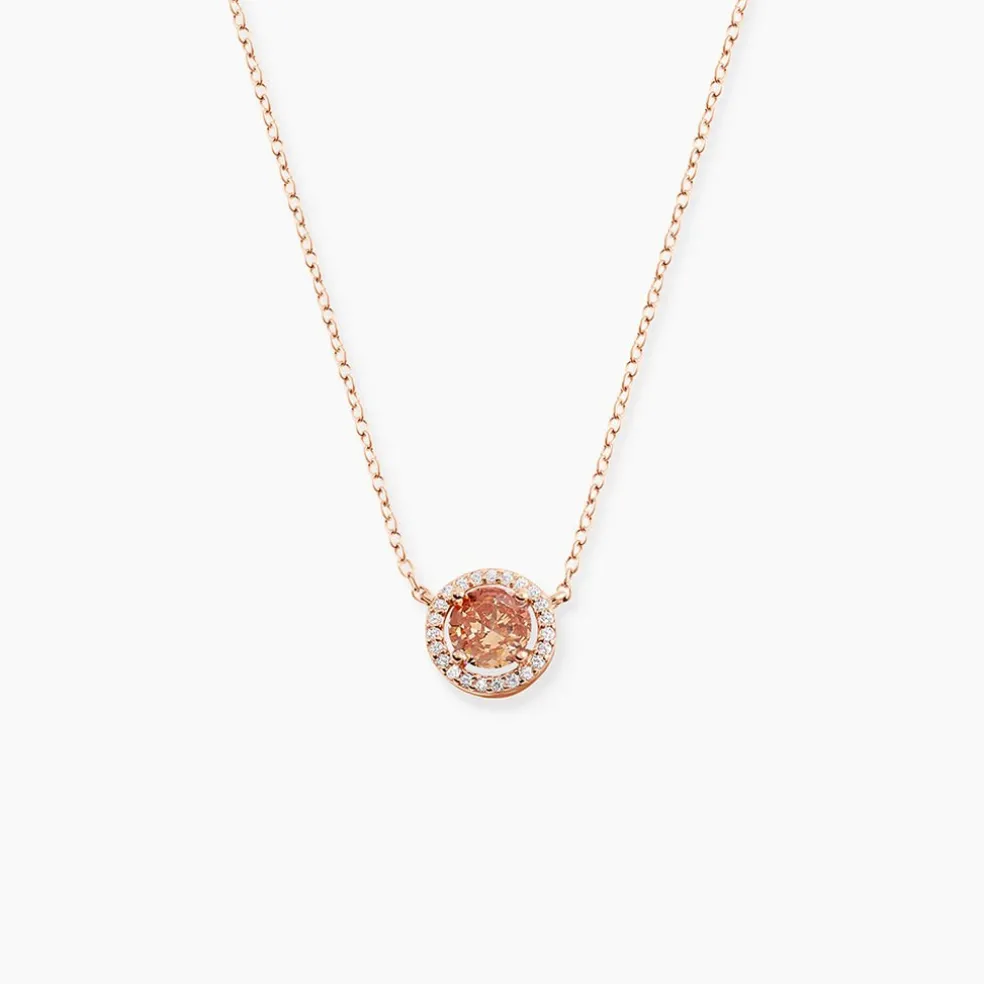 Collier Rio Copacabana Argent Rose Oxyde De Zirconium