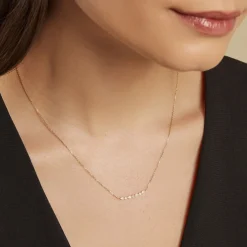 Collier Robina Or Jaune Diamant