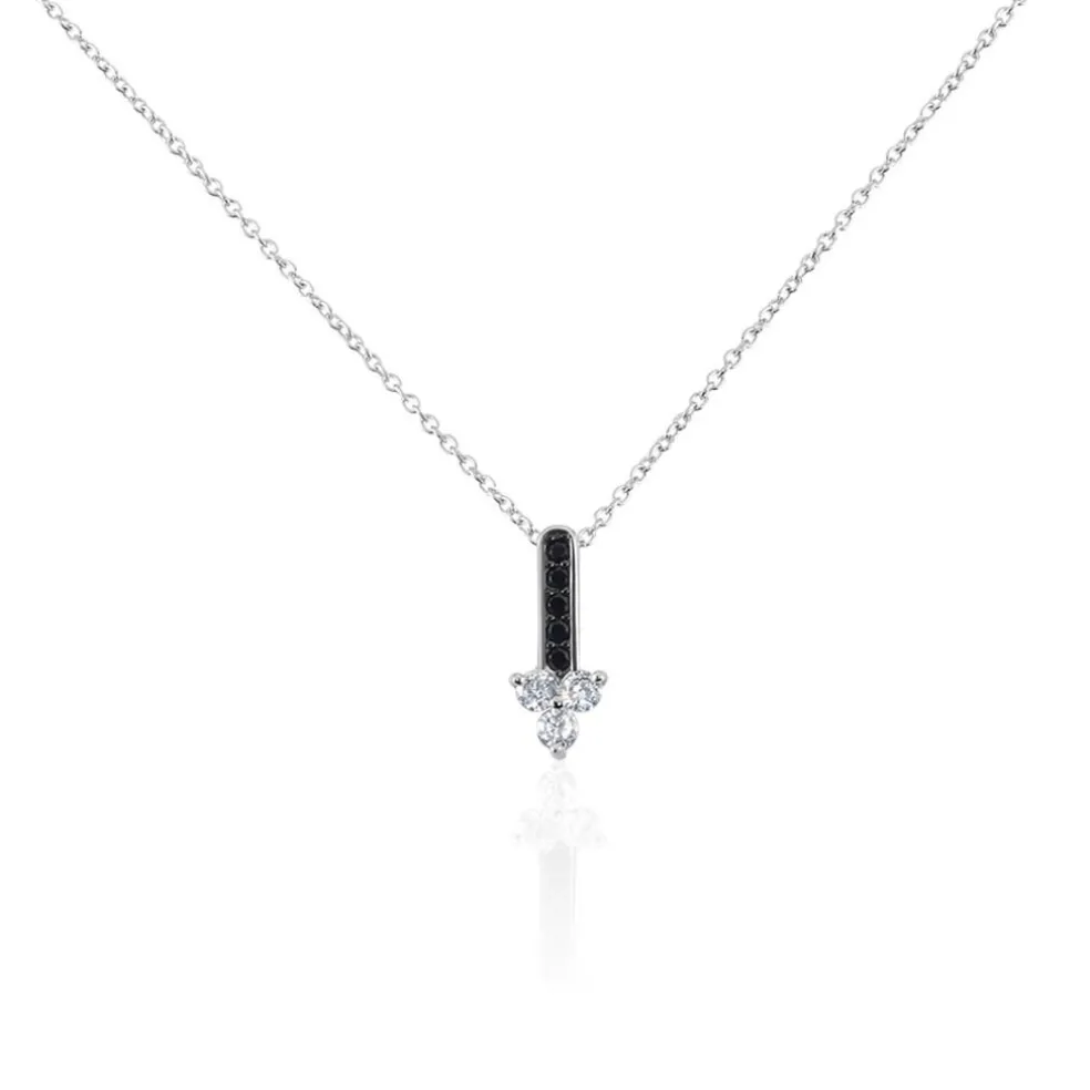 Collier Robinson Argent Oxydes De Zirconium