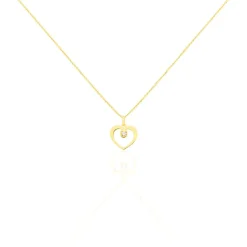 Collier Rohanna Or Jaune Oxyde De Zirconium
