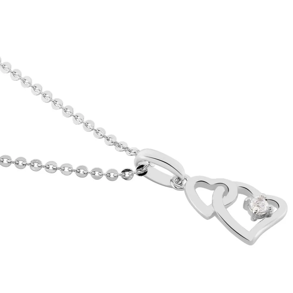 Collier Roma Argent Blanc Oxyde De Zirconium
