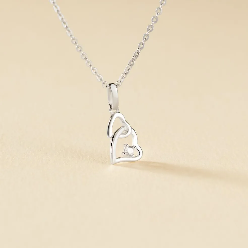 Collier Roma Argent Blanc Oxyde De Zirconium