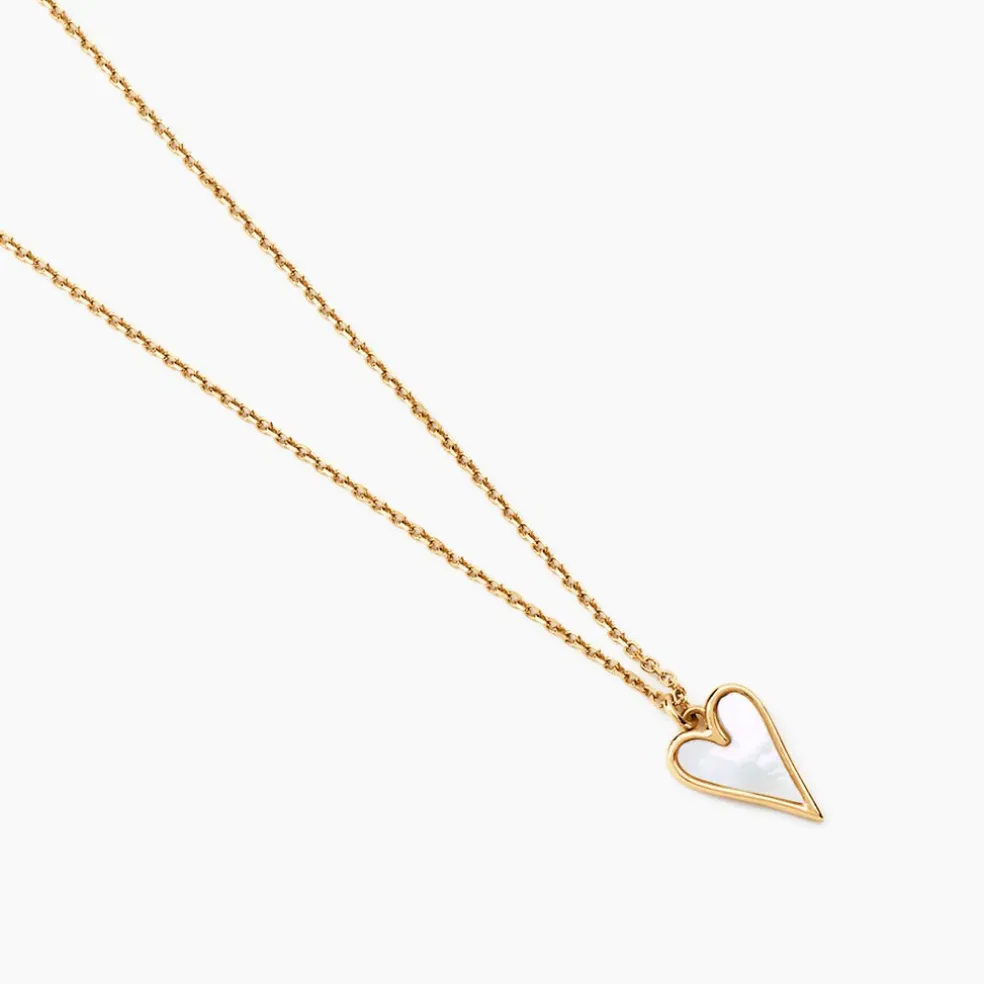 Collier Romancya Or Jaune Nacre