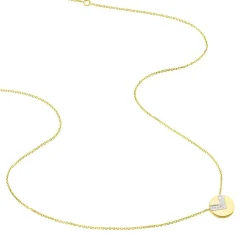 Collier Ruby Or Jaune Diamant