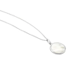 Collier Saül Argent Blanc Nacre