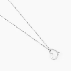 Collier Salona Argent Blanc Oxyde De Zirconium